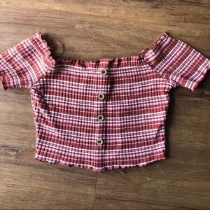 Over the shoulder top